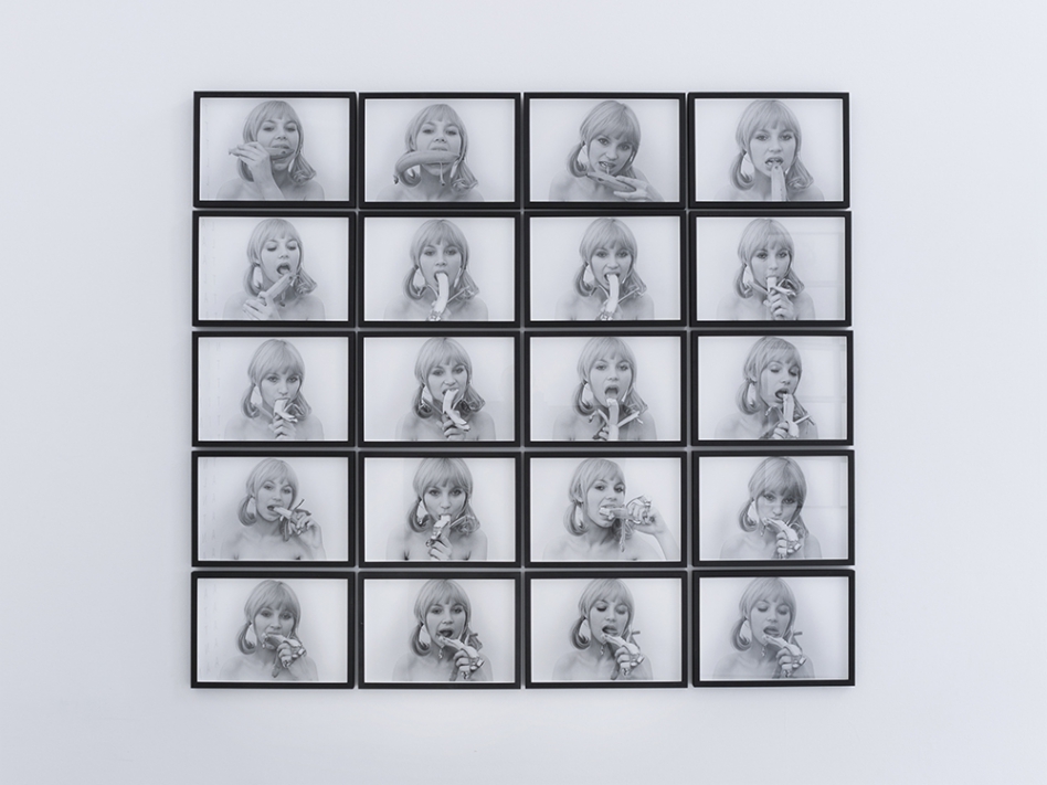 Natalia LL, Consumer Art, 1972 (printed 1991). 20 hand-printed photographs on archival paper, 27 x 38.4 each (28 x 39.4 x 2 cm with frame), unique. © Ollie Hammick